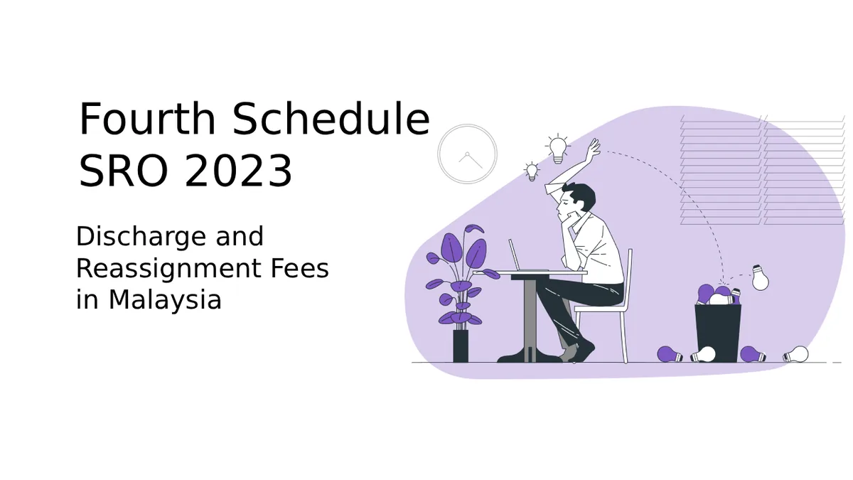 Fourth Schedule SRO 2023: Discharge and Reassignment Fees in Malaysia